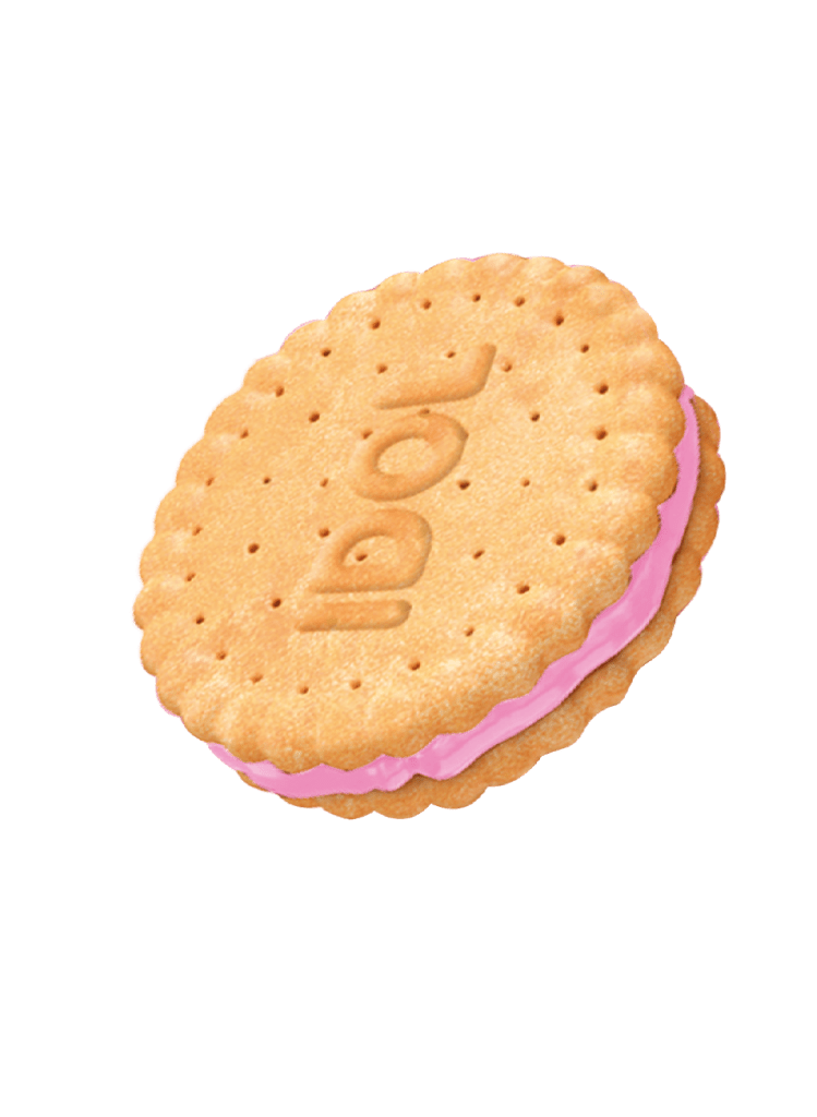 IDOL BISCUIT fourrée rond