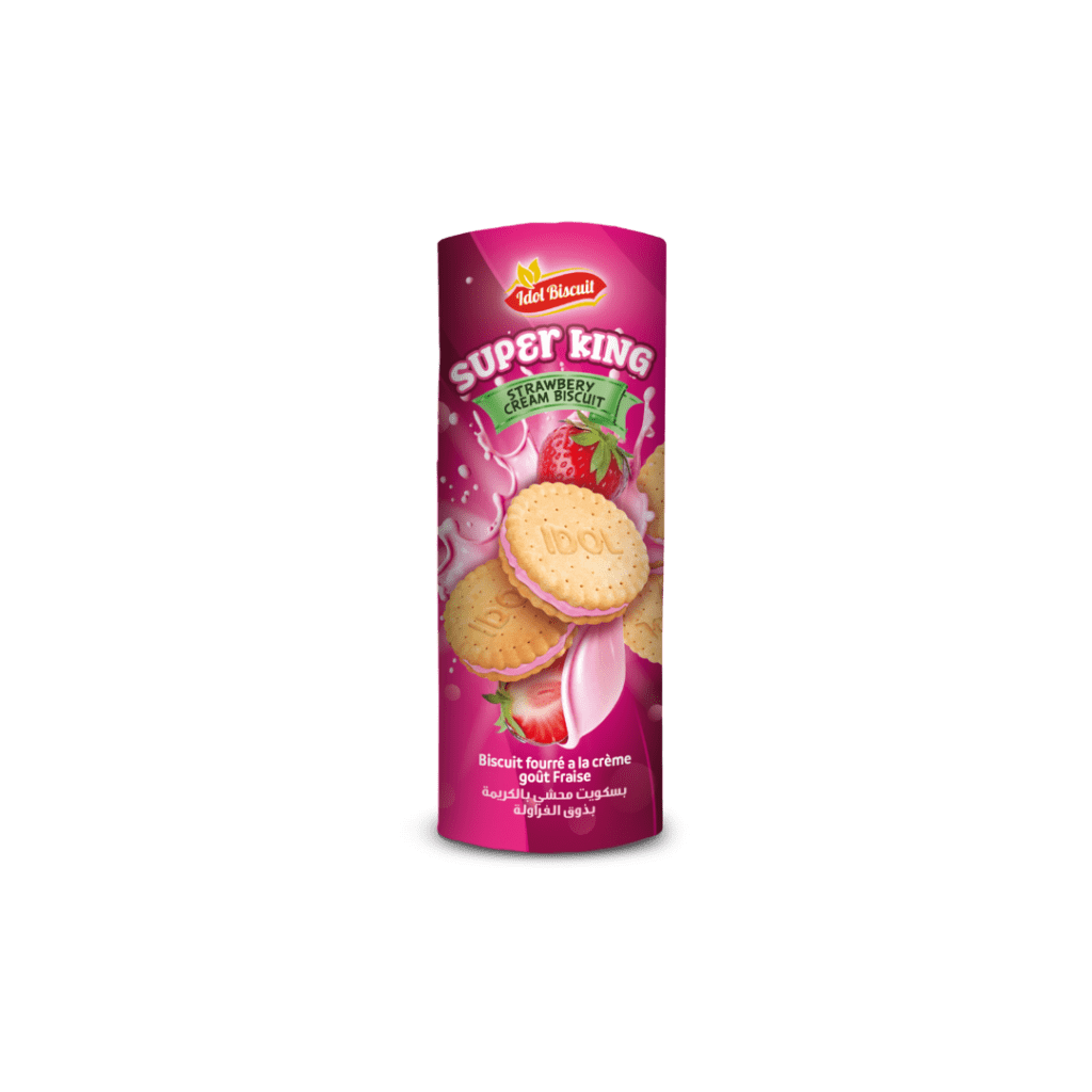 Packaging Biscuit IDOL super king FRAISE