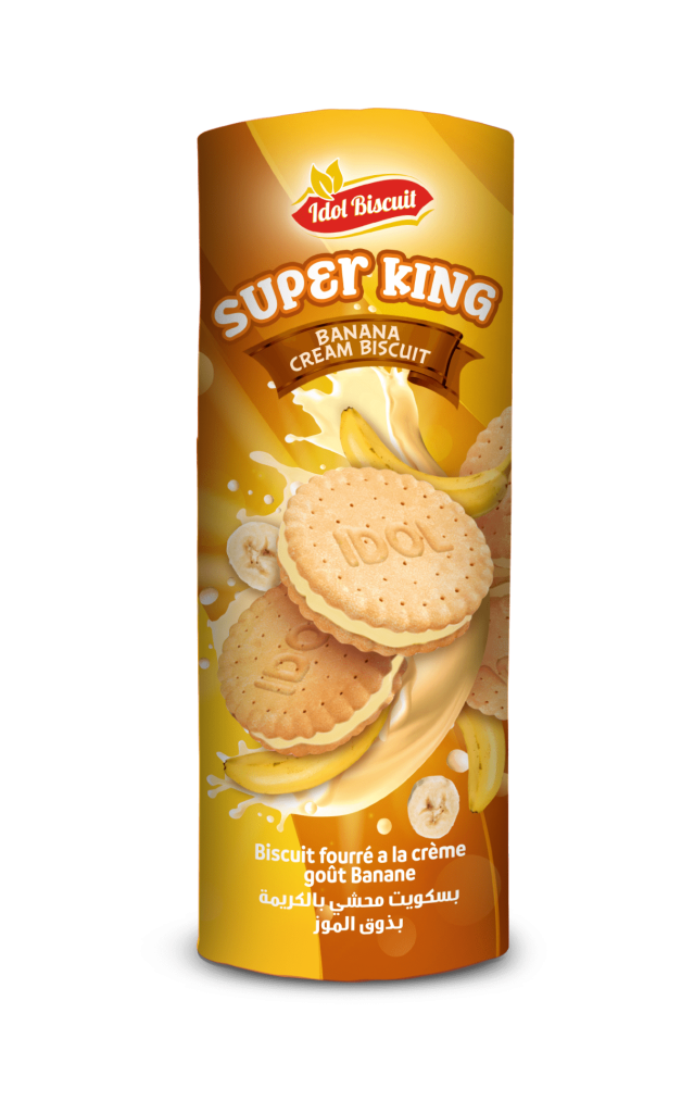 Packaging Biscuit IDOL super king BANANA