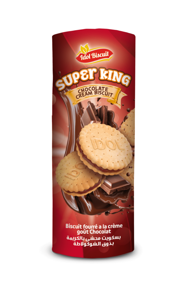 Packaging Biscuit IDOL super king fraise