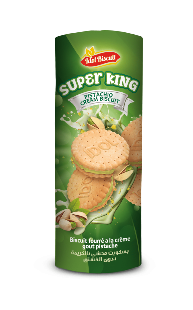 Packaging Biscuit IDOL super king PISTACHE