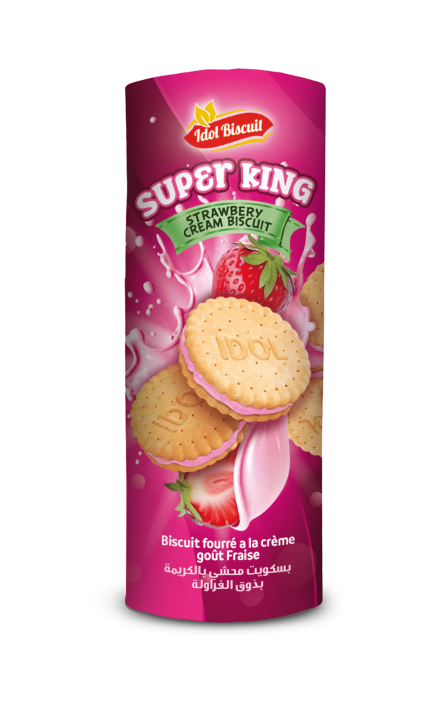 Packaging Biscuit IDOL super king FRAISE